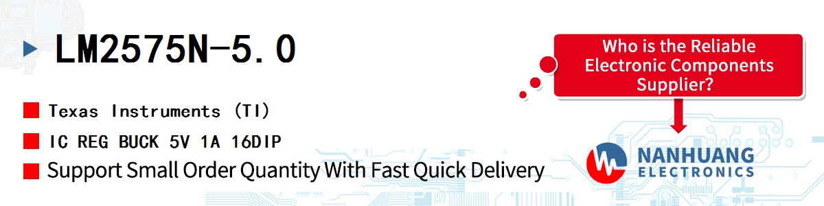 LM2575N-5.0 TI IC REG BUCK 5V 1A 16DIP