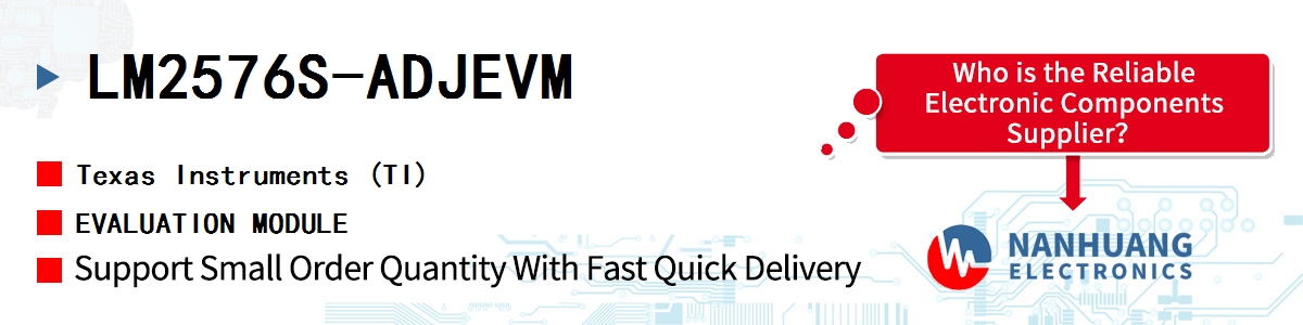 LM2576S-ADJEVM TI EVALUATION MODULE