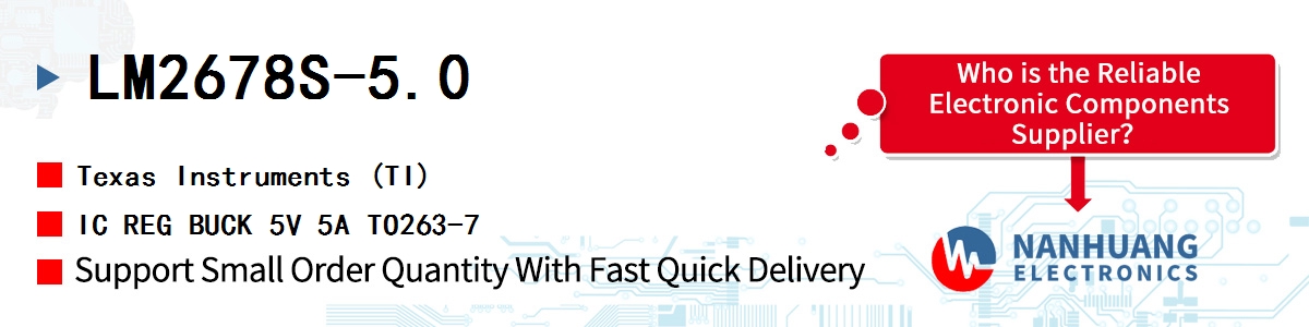 LM2678S-5.0 TI IC REG BUCK 5V 5A TO263-7