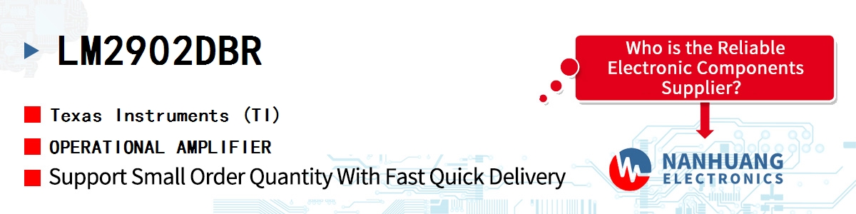 LM2902DBR TI OPERATIONAL AMPLIFIER