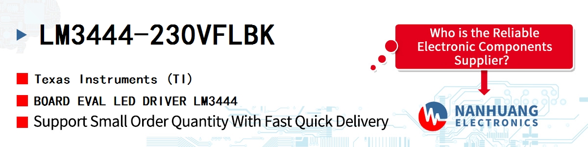 LM3444-230VFLBK TI BOARD EVAL LED DRIVER LM3444