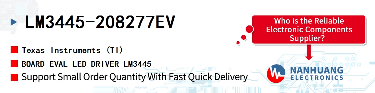 LM3445-208277EV TI BOARD EVAL LED DRIVER LM3445