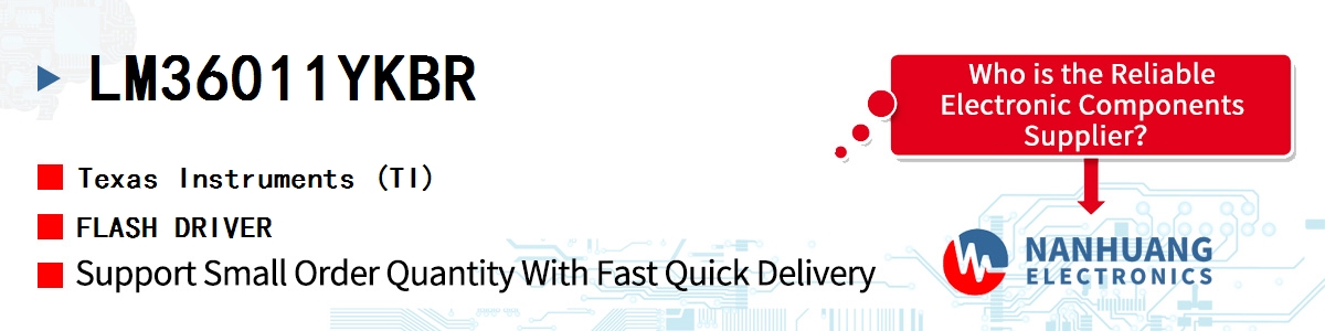 LM36011YKBR TI FLASH DRIVER