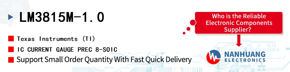 LM3815M-1.0 TI IC CURRENT GAUGE PREC 8-SOIC