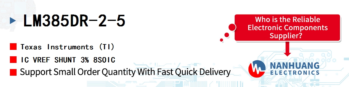 LM385DR-2-5 TI IC VREF SHUNT 3% 8SOIC