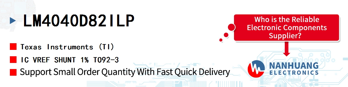 LM4040D82ILP TI IC VREF SHUNT 1% TO92-3