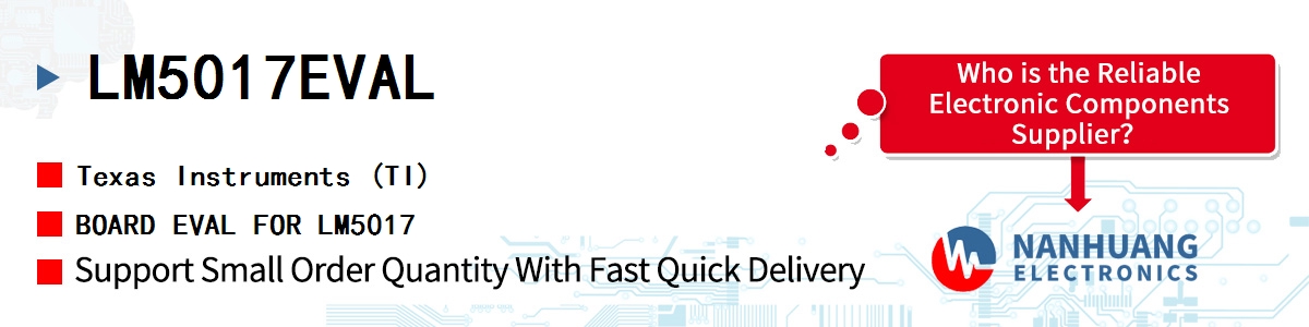 LM5017EVAL TI BOARD EVAL FOR LM5017