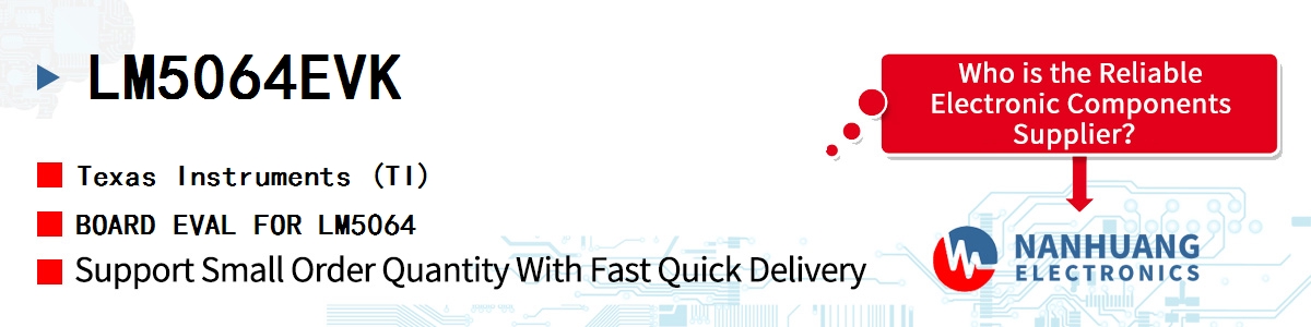 LM5064EVK TI BOARD EVAL FOR LM5064