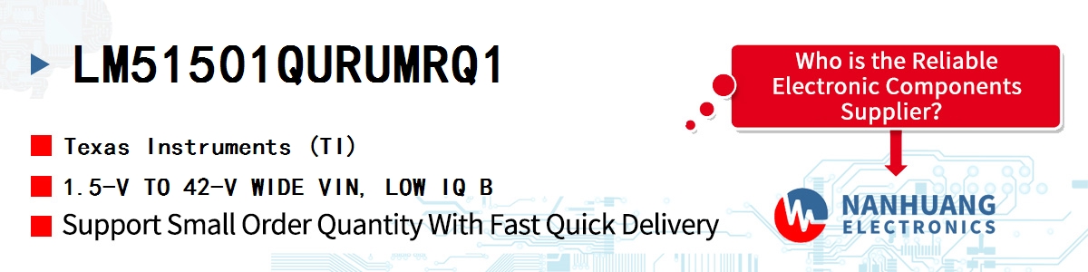 LM51501QURUMRQ1 TI 1.5-V TO 42-V WIDE VIN, LOW IQ B