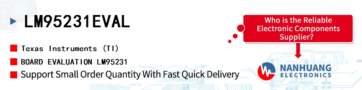 LM95231EVAL TI BOARD EVALUATION LM95231