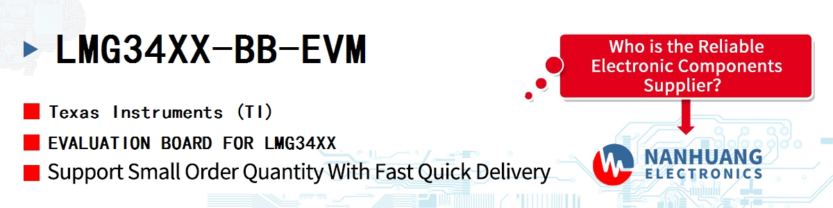 LMG34XX-BB-EVM TI EVALUATION BOARD FOR LMG34XX