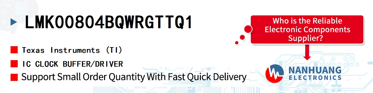 LMK00804BQWRGTTQ1 TI IC CLOCK BUFFER/DRIVER