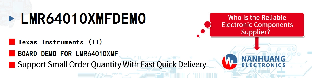 LMR64010XMFDEMO TI BOARD DEMO FOR LMR64010XMF