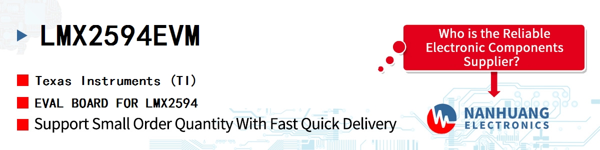 LMX2594EVM TI EVAL BOARD FOR LMX2594