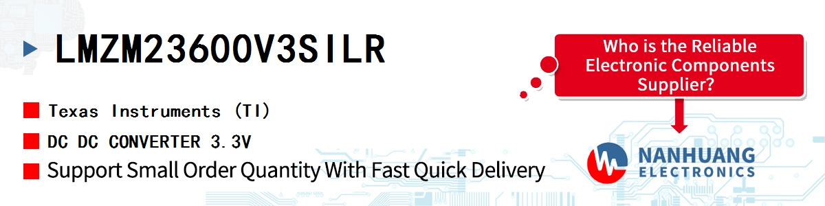 LMZM23600V3SILR TI DC DC CONVERTER 3.3V