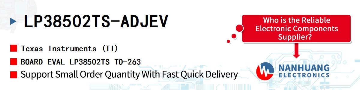 LP38502TS-ADJEV TI BOARD EVAL LP38502TS TO-263