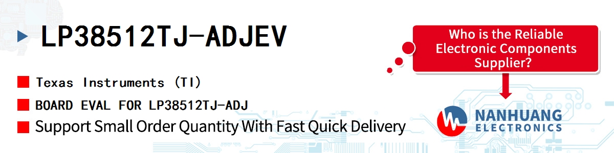 LP38512TJ-ADJEV TI BOARD EVAL FOR LP38512TJ-ADJ