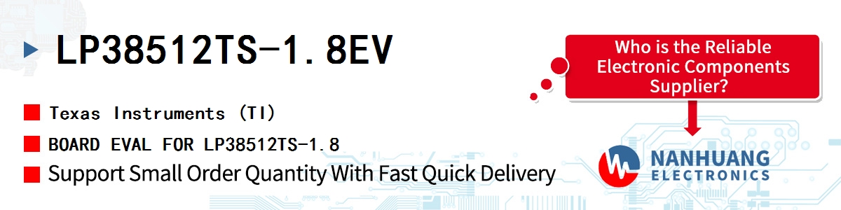 LP38512TS-1.8EV TI BOARD EVAL FOR LP38512TS-1.8
