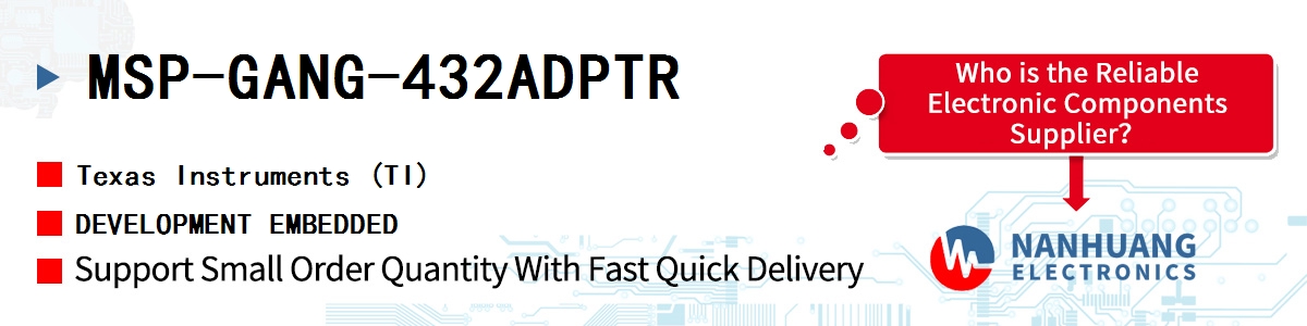 MSP-GANG-432ADPTR TI DEVELOPMENT EMBEDDED