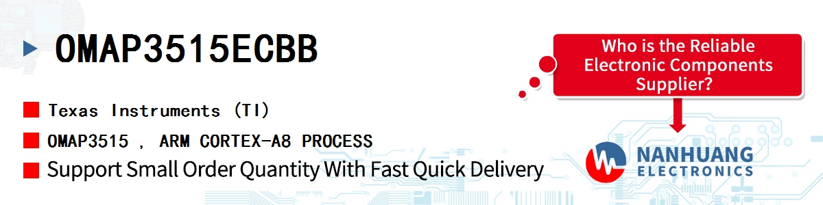 OMAP3515ECBB TI OMAP3515 , ARM CORTEX-A8 PROCESS