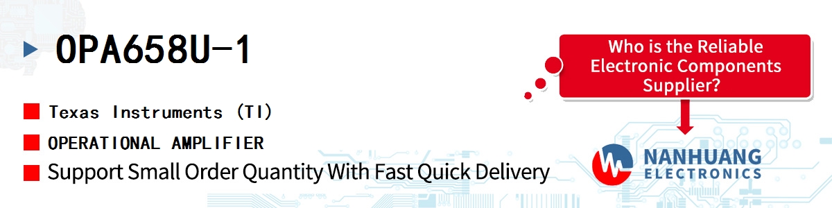 OPA658U-1 TI OPERATIONAL AMPLIFIER
