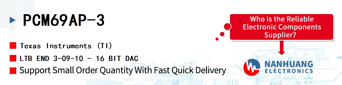 PCM69AP-3 TI LTB END 3-09-10 - 16 BIT DAC
