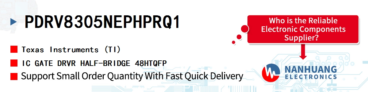 PDRV8305NEPHPRQ1 TI IC GATE DRVR HALF-BRIDGE 48HTQFP