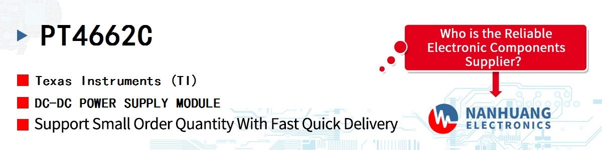 PT4662C TI DC-DC POWER SUPPLY MODULE