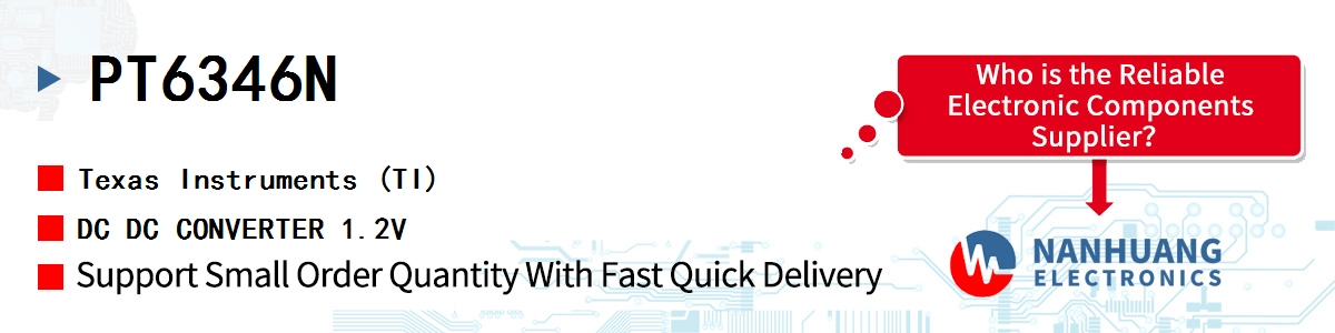 PT6346N TI DC DC CONVERTER 1.2V