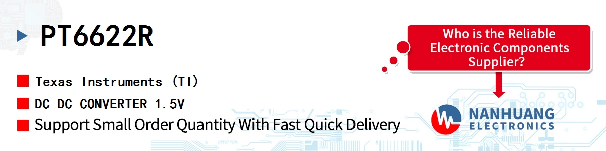 PT6622R TI DC DC CONVERTER 1.5V