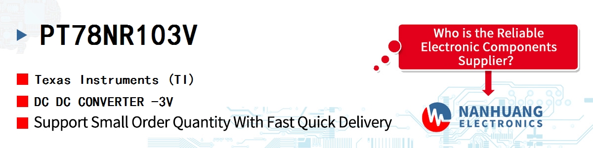 PT78NR103V TI DC DC CONVERTER -3V