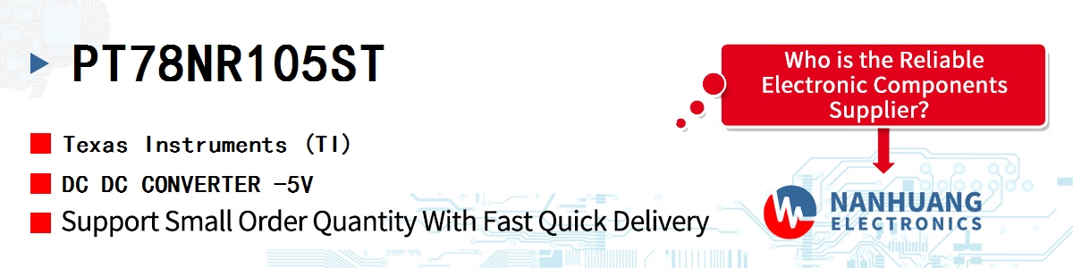 PT78NR105ST TI DC DC CONVERTER -5V