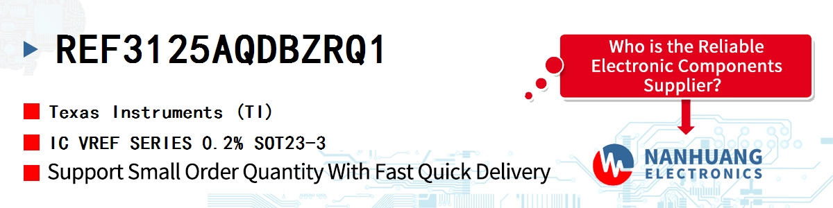 REF3125AQDBZRQ1 TI IC VREF SERIES 0.2% SOT23-3