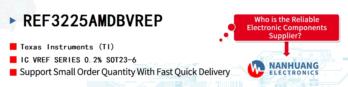 REF3225AMDBVREP TI IC VREF SERIES 0.2% SOT23-6