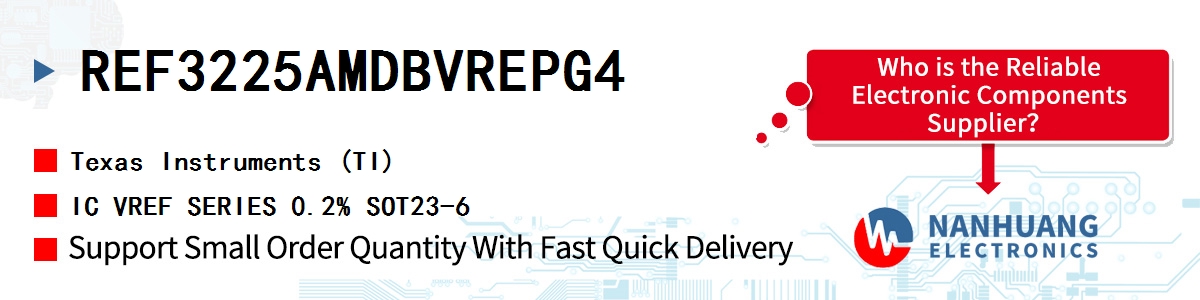 REF3225AMDBVREPG4 TI IC VREF SERIES 0.2% SOT23-6