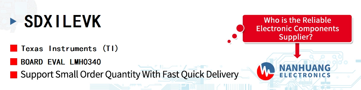 SDXILEVK TI BOARD EVAL LMH0340