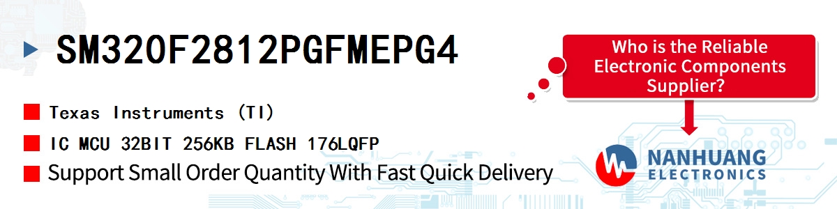 SM320F2812PGFMEPG4 TI IC MCU 32BIT 256KB FLASH 176LQFP