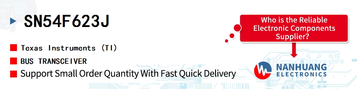 SN54F623J TI BUS TRANSCEIVER