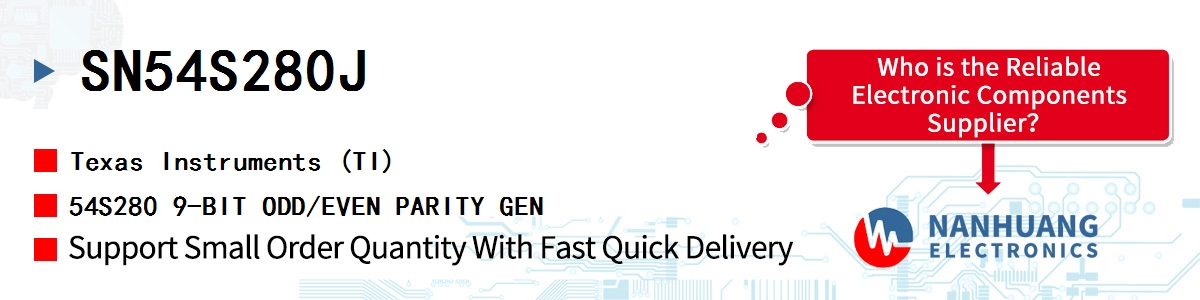 SN54S280J TI 54S280 9-BIT ODD/EVEN PARITY GEN