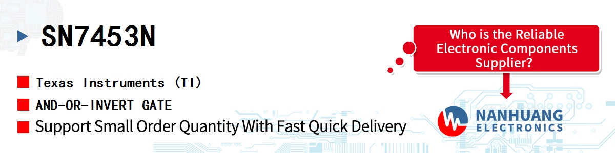 SN7453N TI AND-OR-INVERT GATE