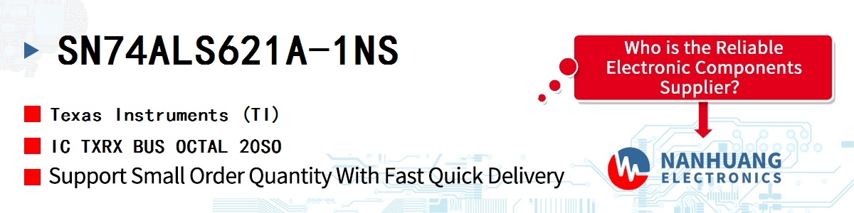 SN74ALS621A-1NS TI IC TXRX BUS OCTAL 20SO