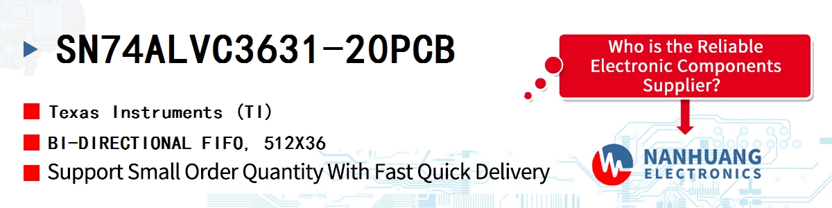 SN74ALVC3631-20PCB TI BI-DIRECTIONAL FIFO, 512X36