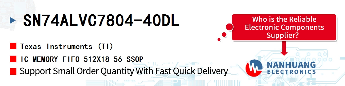 SN74ALVC7804-40DL TI IC MEMORY FIFO 512X18 56-SSOP
