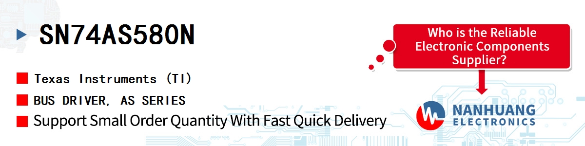 SN74AS580N TI BUS DRIVER, AS SERIES