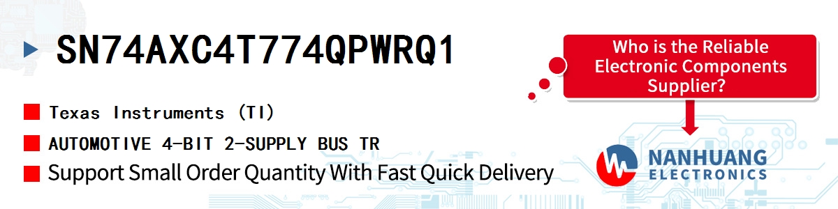 SN74AXC4T774QPWRQ1 TI AUTOMOTIVE 4-BIT 2-SUPPLY BUS TR