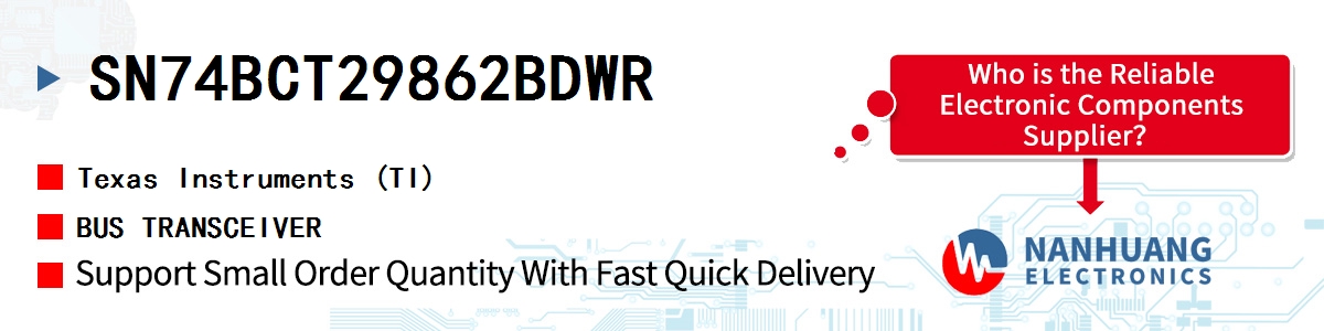 SN74BCT29862BDWR TI BUS TRANSCEIVER