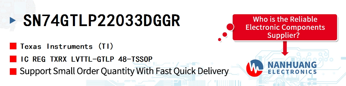 SN74GTLP22033DGGR TI IC REG TXRX LVTTL-GTLP 48-TSSOP
