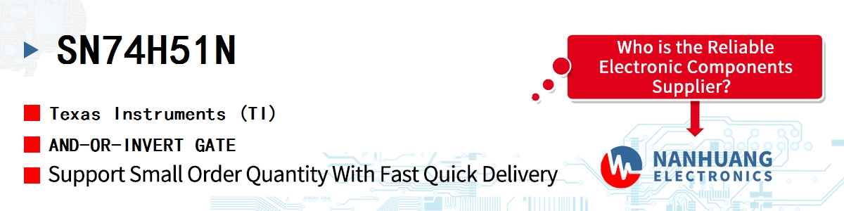 SN74H51N TI AND-OR-INVERT GATE