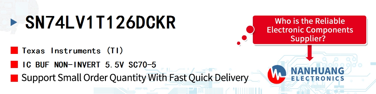 SN74LV1T126DCKR TI IC BUF NON-INVERT 5.5V SC70-5