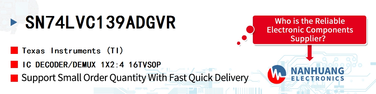 SN74LVC139ADGVR TI IC DECODER/DEMUX 1X2:4 16TVSOP